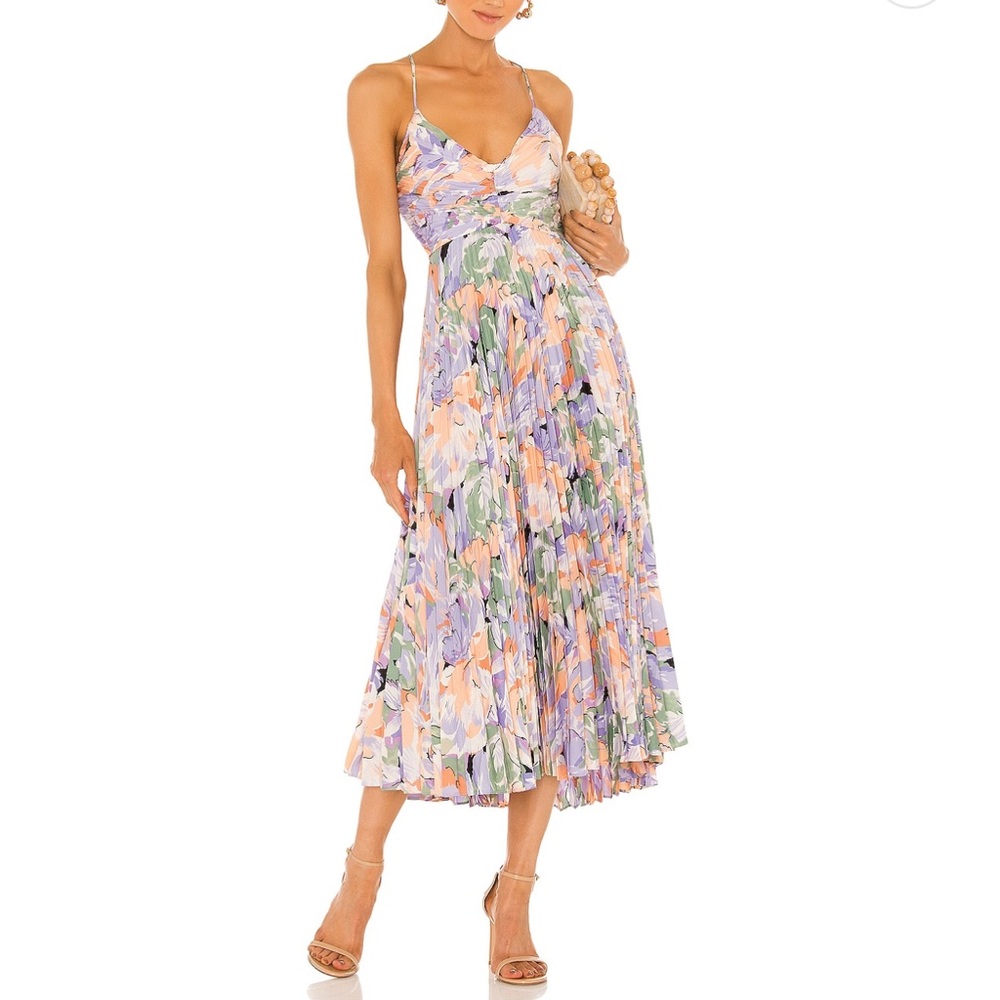 ASTR The Label Blythe Midi Dress